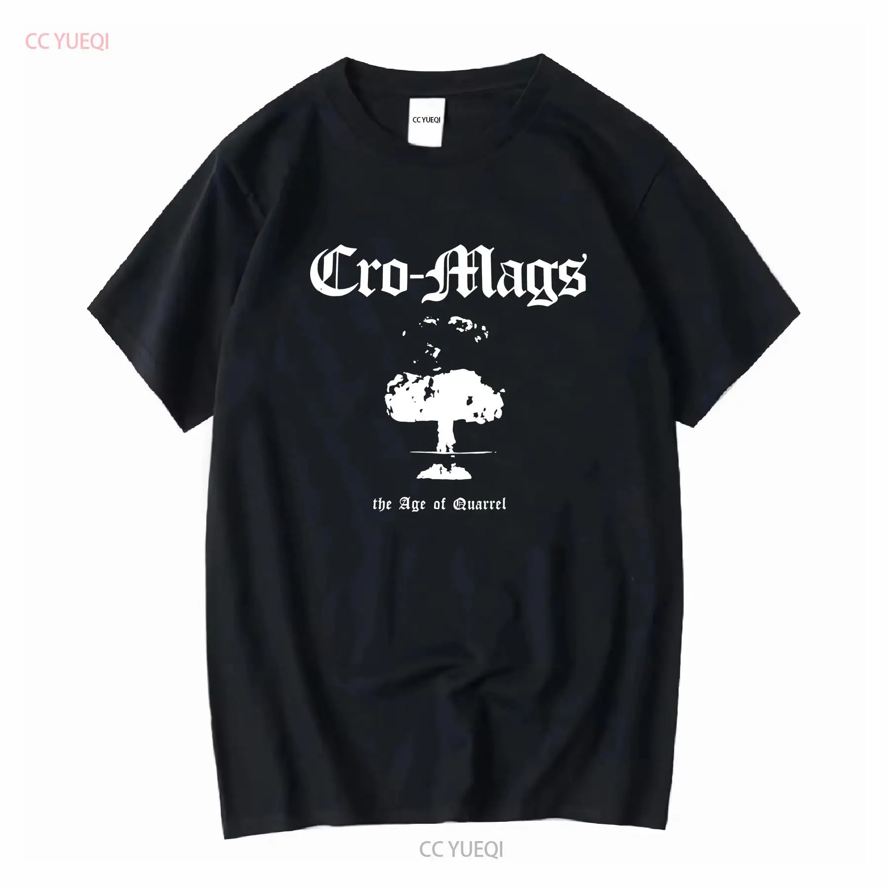 Men'S Fashion Mag - 2000년대 Cro Mags T 셔츠 대형