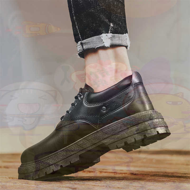 Men'S Fashion Outfit Ideas - 어두운 천연 가죽 패션 트레이너 테니스