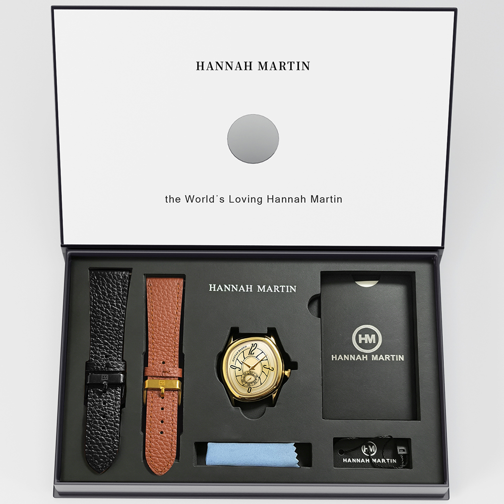 Men'S Fashion Box - 한나 마틴 고급 남성용 시계, 독창적인