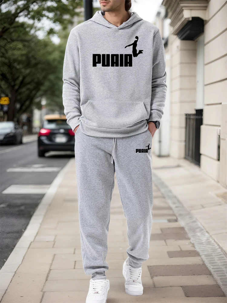 Men'S Fashion Hoodie - 남성 세트/후드티/바지 2026 가을 겨울 캐주얼