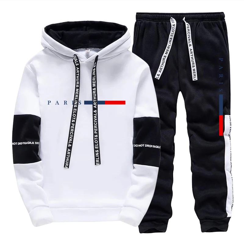 Men'S Fashion Hoodie - 남성 세트/후드티/바지 파리 패션 가을 겨울
