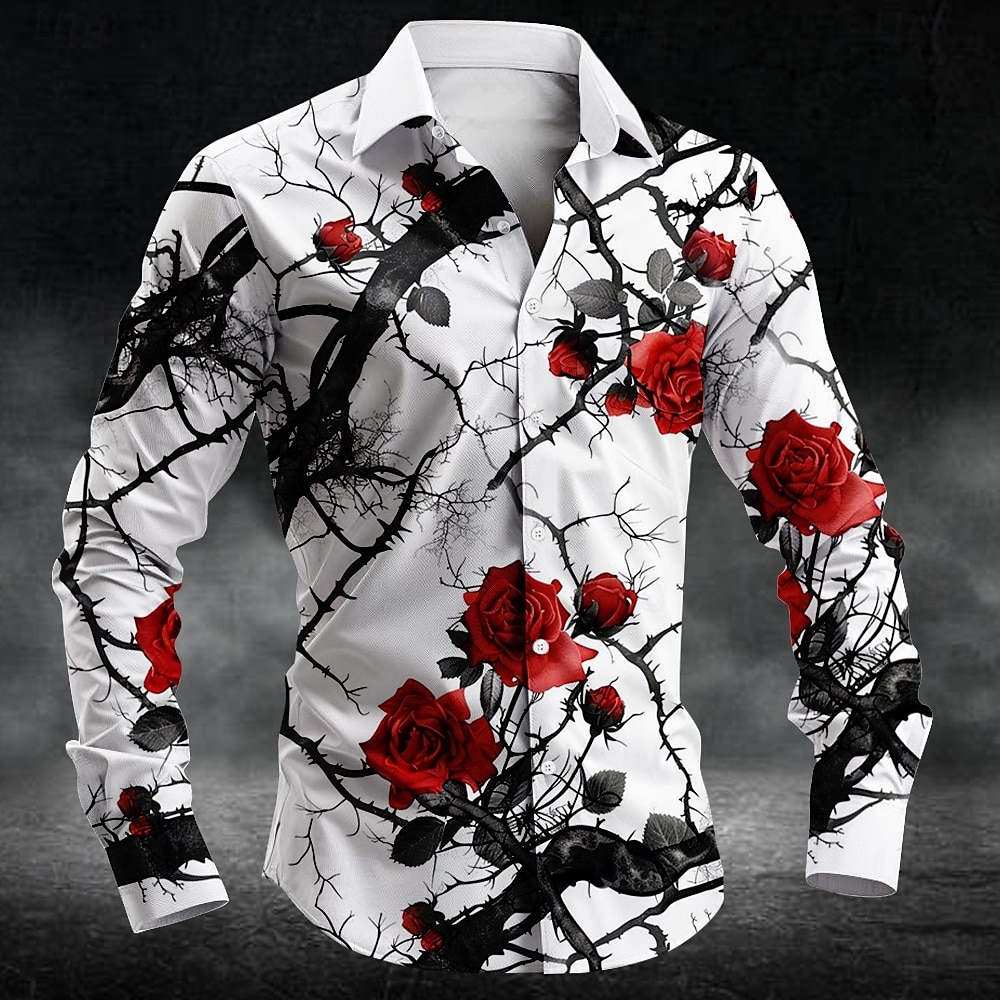 Mens Fashion Summer - 패션 매화 패턴 3d 인쇄 남성