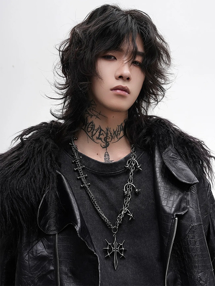 2025년 신상 고딕 주얼리 액세서리 펑크 크로스 스타 - Men'S Fashion Essentials 2025 리뷰 및 가격