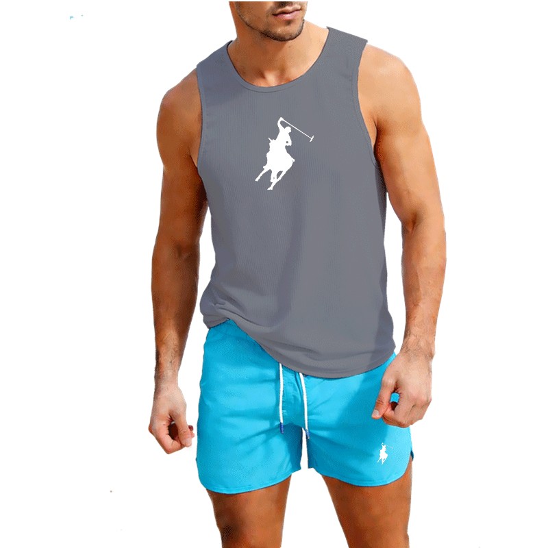 유럽 ​​남성 조끼 + 반바지 2 피스 여름 캐주얼 패 - Mens Fashion Summer 리뷰 및 가격