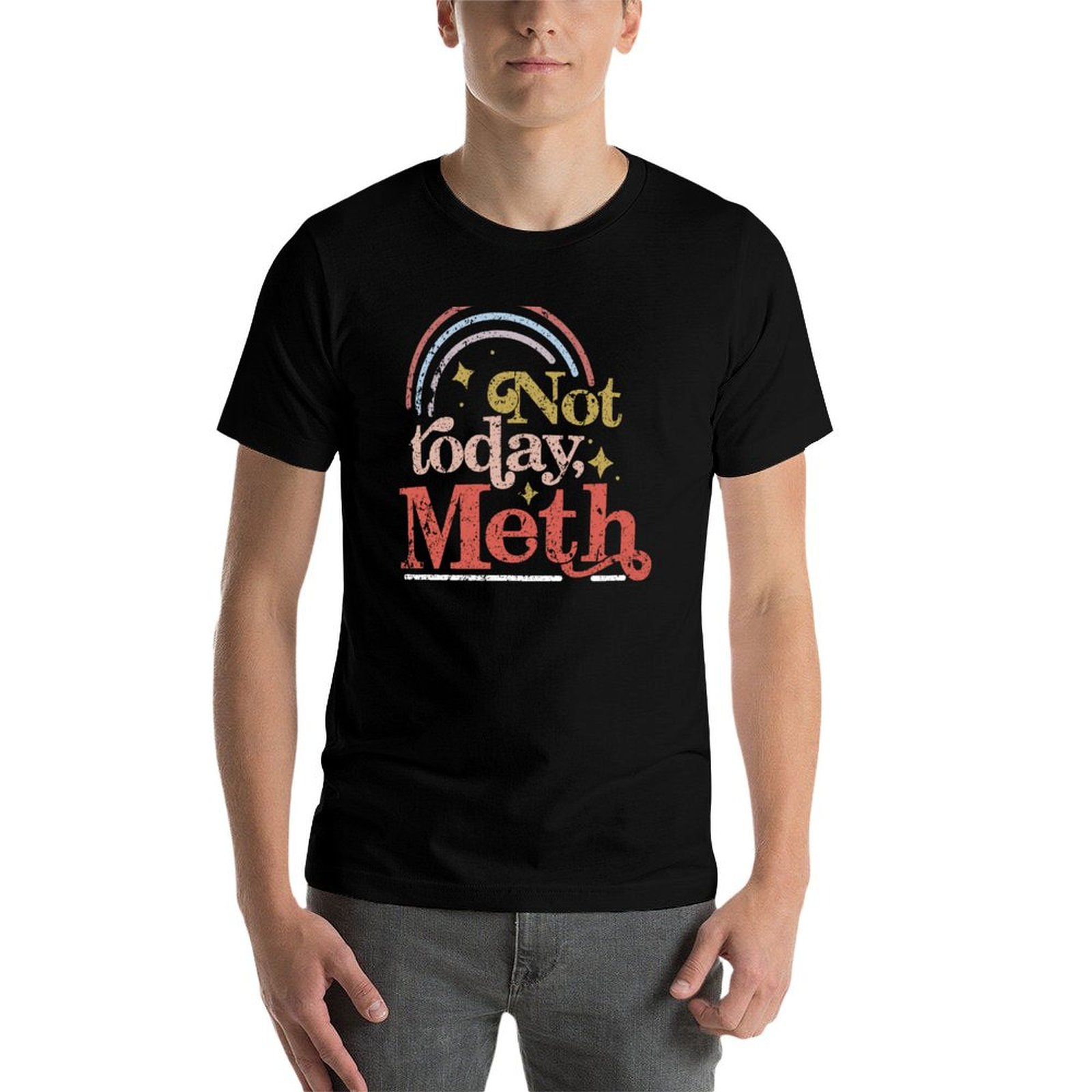 Not Today Meth AA NA 회복 티셔츠 남성 - Men'S Fashion Today 리뷰 및 가격