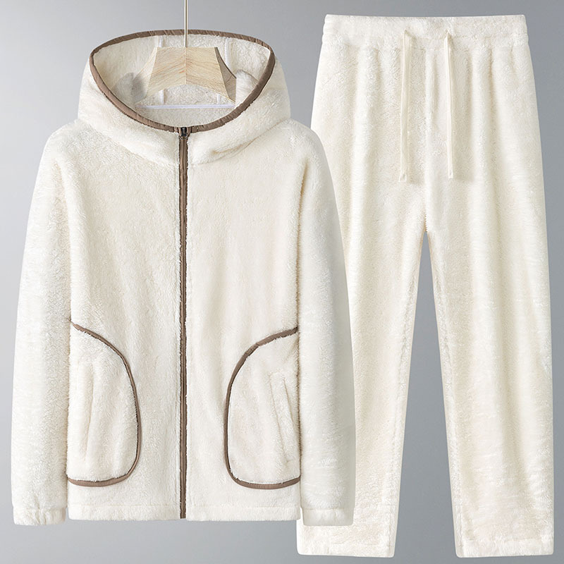2026년 겨울 신상 남성 후드 세트, 두꺼운 플리스  - Men'S Fashion Hoodie 리뷰 및 가격