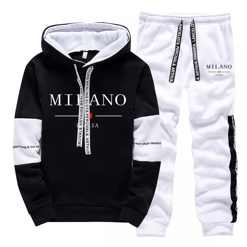 남성 세트/후드티/바지 이탈리아 트렌디 후드티 스포츠웨 - Men'S Fashion Hoodie 리뷰 및 가격
