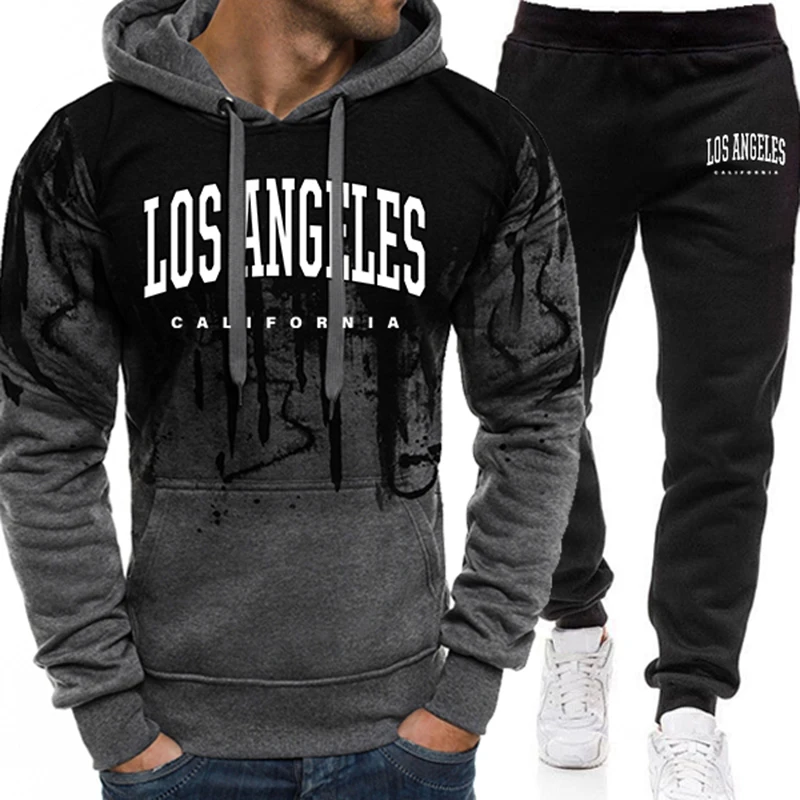 패션 남성 트레이닝복 프린트 캐주얼 잉크 스플래시 스웨 - Men'S Fashion Hoodie 리뷰 및 가격