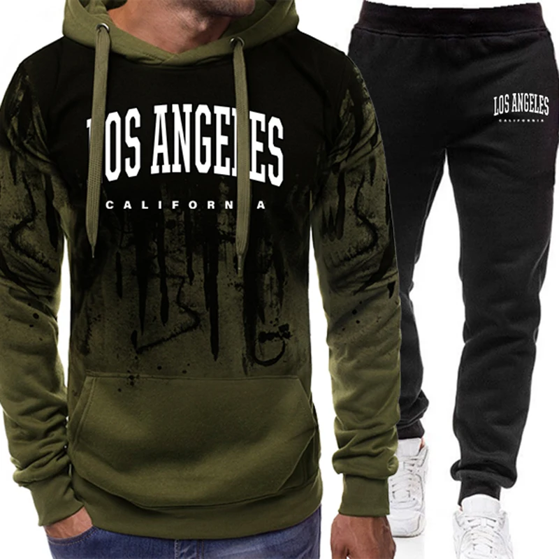 패션 남성 트레이닝복 프린트 캐주얼 잉크 스플래시 스웨 - Men'S Fashion Hoodie 리뷰 및 가격