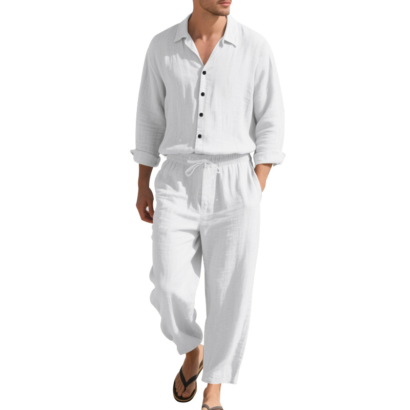 2025 사계절 리넨 남성 정장 캐주얼 패션 루즈핏 긴 - Men'S Fashion Essentials 2025 리뷰 및 가격