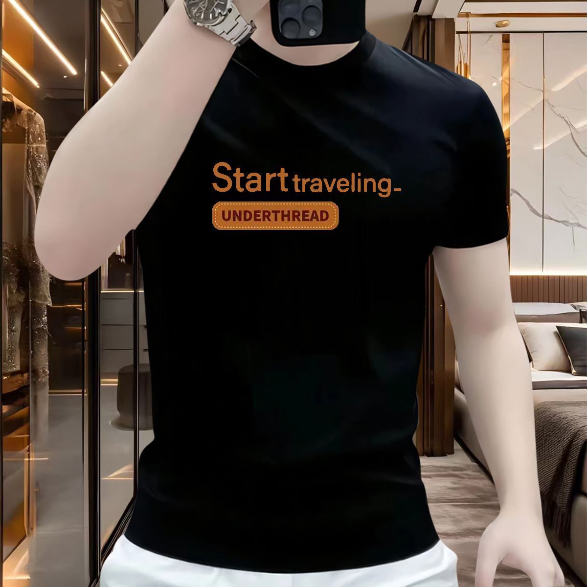 2025 신상 남성 여름 반팔 티셔츠, 패셔너블한 프린 - Men'S Fashion Essentials 2025 리뷰 및 가격