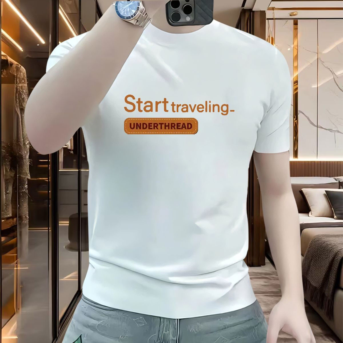 2025 신상 남성 여름 반팔 티셔츠, 패셔너블한 프린 - Men'S Fashion Essentials 2025 리뷰 및 가격