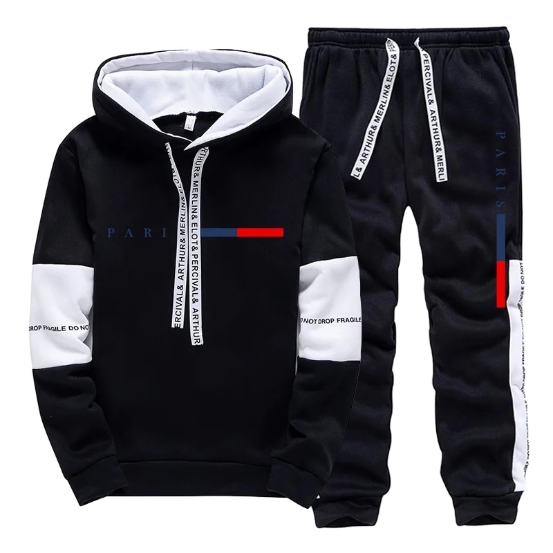남성 세트/후드티/바지 파리 패션 가을 겨울 캐주얼 스 - Men'S Fashion Hoodie 리뷰 및 가격