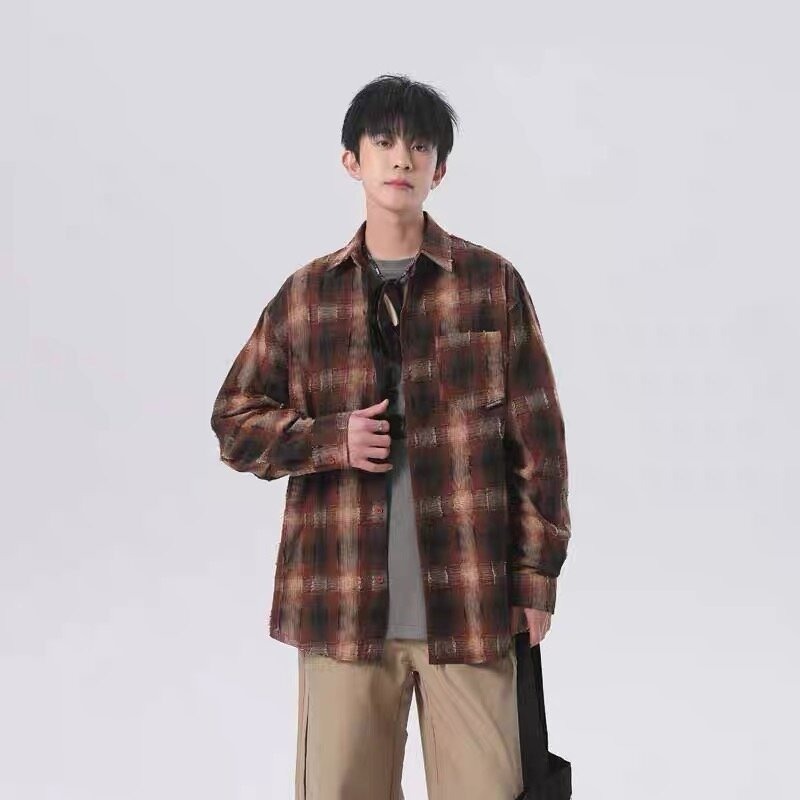 2025 신상 플래드 셔츠 남성 Y2K 빈티지 스트릿  - Men'S Fashion Essentials 2025 리뷰 및 가격