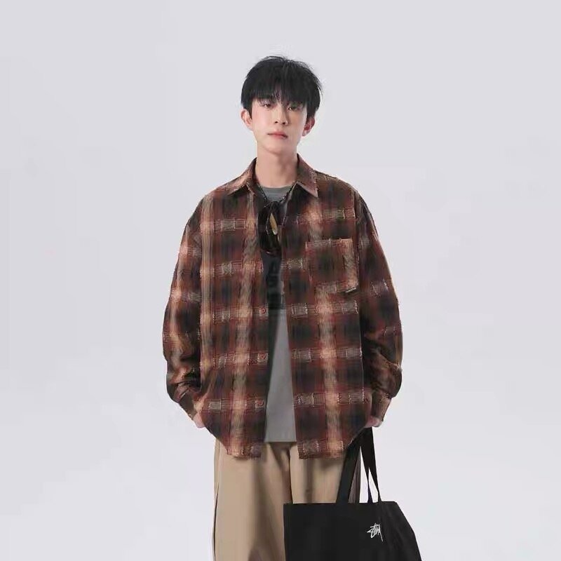 2025 신상 플래드 셔츠 남성 Y2K 빈티지 스트릿  - Men'S Fashion Essentials 2025 리뷰 및 가격